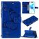 Mobigear Butterfly iPhone 12 Pro Hülle Klapphülle Geldbörse - Blau