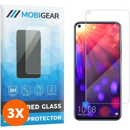 Mobigear HONOR View 20 Panzerglas Gehärtetes Glas Displayschutz - Hüllenfreundlich (3er Pack)