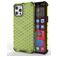 Mobigear Honeycomb iPhone 13 Pro Hülle Hardcase Backcover Stoßfest - Grün