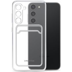 Mobilize Gelly Card Durchsichtig Samsung Galaxy S23 Plus Hülle Flexibles TPU Backcover mit Kartenhalter - Transparent