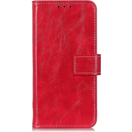 Mobigear Basic POCO F2 Pro Hülle Klapphülle Geldbörse - Rot