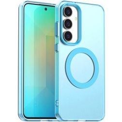 Mobigear Shockproof Samsung Galaxy S25 FE MagSafe Hülle Hardcase Backcover - Blau