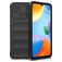 Mobigear Bumpy Xiaomi Redmi 10C Hülle Flexibles TPU Backcover - Schwarz
