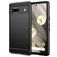 Mobigear Brushed Slim Google Pixel 7a Hülle Flexibles TPU Backcover - Schwarz