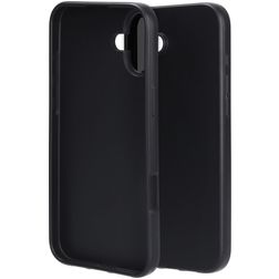 Mobiparts Classic iPhone 16 Plus Hülle Flexibles TPU Backcover - Schwarz