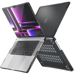 Mobigear Shockproof Pro MacBook Pro 16 Zoll (2021-2026) Hardcase Hülle MacBook Case - Schwarz - Model A2485 / A2780 / A2991 / A3186 / A3428 / A3429