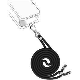 Valenta Lanyard Universal-Handykette einstellbar - Schwarz