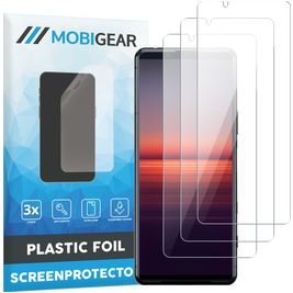 Mobigear Sony Xperia 1 II Displayschutz Schutzfolie - Hüllenfreundlich (3er Pack)