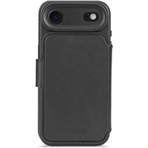 Decoded Detachable Wallet iPhone Air MagSafe Hülle Echtes Leder Abnehmbare 2in1 Klapphülle Geldbörse - Schwarz