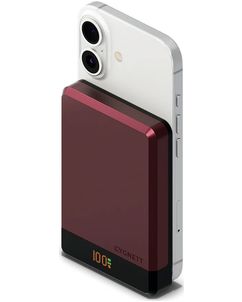 Cygnett MagSlim Single USB-C Powerbank 10.000 mAh 15W - MagSafe Kompatibel - Cherry