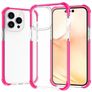Mobigear Full Bumper iPhone 14 Pro Hülle Hardcase Backcover Stoßfest - Magenta
