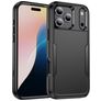 Mobigear Ultra Tough iPhone 17 Pro Hülle Hardcase Backcover Stoßfest - Schwarz