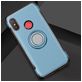 Mobigear Armor Ring Xiaomi Mi A2 Lite Hülle Hardcase Backcover Stoßfest mit Ringhalter - Blau