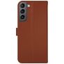 Valenta Classic Samsung Galaxy S22 Plus Hülle Echtes Leder Klapphülle Geldbörse - Braun