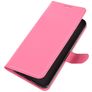 Mobigear Classic LG K51s Hülle Klapphülle Geldbörse - Magenta