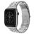 Mobigear Antwerp Edelstahl Apple Watch Armband Faltschließe - 49/46/45/44 mm - Silber
