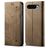 Mobigear Ranch Google Pixel 9 Pro Hülle Klapphülle Geldbörse - Khaki