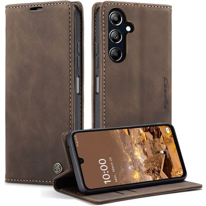 CaseMe 013 Samsung Galaxy A16 Hülle Klapphülle Geldbörse - Braun