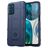 Mobigear Rugged Shield Motorola Moto G42 Hülle Flexibles TPU Backcover Stoßfest - Blau