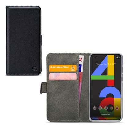 Mobilize Classic Gelly Wallet Google Pixel 4a 5G Klapphülle Portemonnaie - Schwarz
