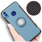 Mobigear Armor Ring HONOR 8X Hülle Hardcase Backcover Stoßfest mit Ringhalter - Blau