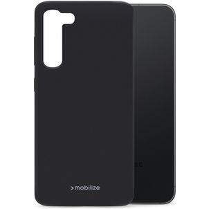 Mobilize Rubber Gelly Samsung Galaxy S23 FE Hülle Flexibles TPU Backcover - Matt Black