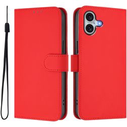 Mobigear Urban Wallet iPhone 16 Plus Klapphülle Portemonnaie - Rot