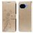 Mobigear Flowers Google Pixel 10a Hülle Klapphülle Geldbörse - Gold