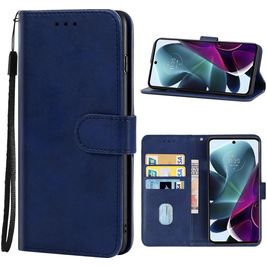 Mobigear Wallet Motorola Moto G200 5G Hülle Klapphülle Geldbörse - Blau