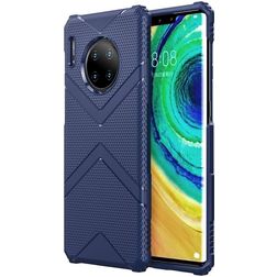 Mobigear Diamond Huawei Mate 30 Pro Hülle Flexibles TPU Backcover - Blau