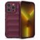Mobigear Bumpy iPhone 14 Pro Hülle Flexibles TPU Backcover - Weinrot