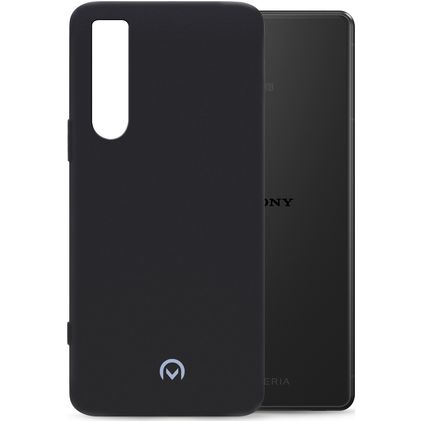 Mobilize Rubber Gelly Sony Xperia 5 IV Hülle Flexibles TPU Backcover - Matt Black