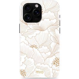 MIO iPhone 16 Pro Max MagSafe Hülle Hardcase Backcover - White Roses