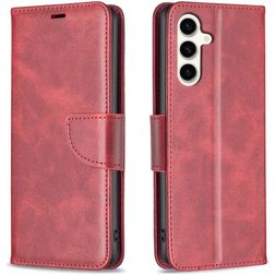 Mobigear Excellent Samsung Galaxy S24 FE Hülle Klapphülle Geldbörse - Rot