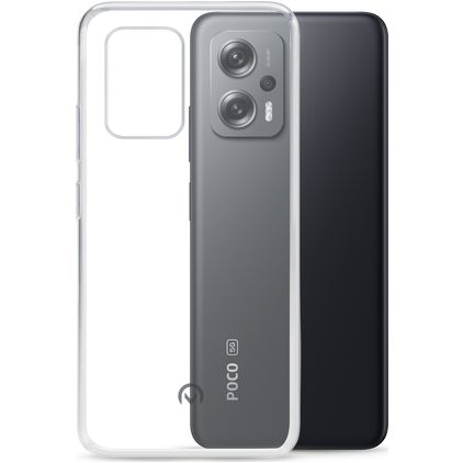 Mobilize Gelly Durchsichtig POCO X4 GT Hülle Flexibles TPU Backcover - Transparent