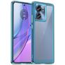 Mobigear Crystal Motorola Edge 40 Hülle Hardcase Backcover - Transparent / Türkis
