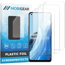 Mobigear OPPO Reno 7 Lite Displayschutz Schutzfolie - Hüllenfreundlich (3er Pack)