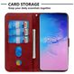 Mobigear Zipper Samsung Galaxy S20 Ultra Hülle Klapphülle Geldbörse - Rot