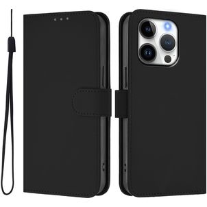Mobigear Urban Wallet iPhone 16 Pro Hülle Klapphülle Geldbörse - Schwarz