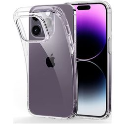 Mobigear Basics Durchsichtig iPhone 14 Plus Hülle Flexibles TPU Backcover - Transparent