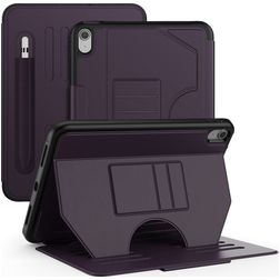 Mobigear Magnetic Folio iPad 11 (2025) Hülle Klapphülle + Stifthalter - Lila