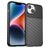 Mobigear Groove iPhone 15 Plus Hülle Flexibles TPU Backcover - Schwarz