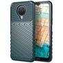 Mobigear Groove Nokia G10 Hülle Flexibles TPU Backcover - Grün