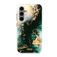 MIO Samsung Galaxy S24 FE MagSafe Hülle Hardcase Backcover - Green Marble