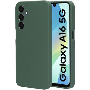Mobiparts Samsung Galaxy A16 Silikon Hülle Backcover - Forest Green