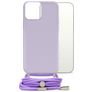 Mobilize Lanyard Gelly iPhone 13 Flexibles TPU Handykette - Pastel Purple