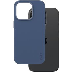 CARE by PanzerGlass Fashionable iPhone 16 Pro Silikon MagSafe Hülle Backcover - Blau