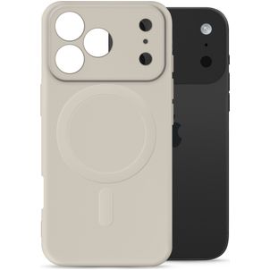 My Style Protective Flex iPhone 17 Pro MagSafe Hülle Flexibles TPU Backcover - Antique White