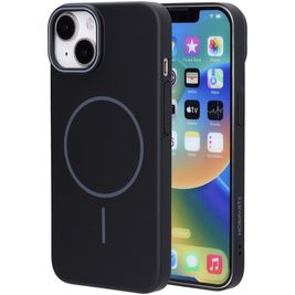 Mobiparts Slim Line iPhone 14 MagSafe Hülle Hardcase Backcover - Onyx Black