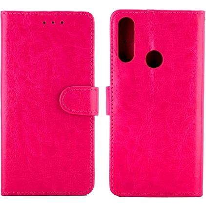 Mobigear Wallet OPPO A31 Hülle Klapphülle Geldbörse - Pink
